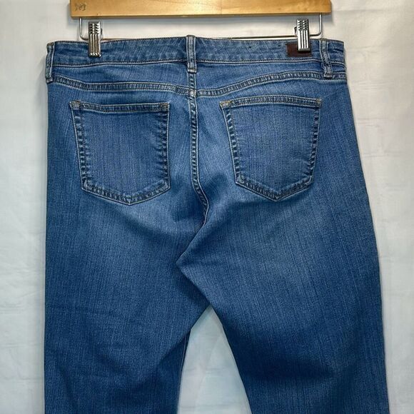 Lauren Ralph Lauren Womens Modern Straight Curvy Jeans size 12 ALTERED - Picture 3 of 16